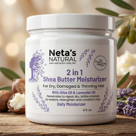Neta's Natural 2 in 1 Shea Butter — Hair Repair & Daily Moisturizer